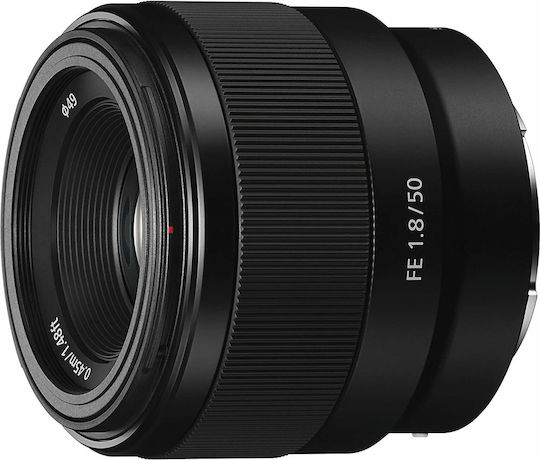 Sony Full Frame Camera Lens 50mm f/1.8 Fixed for Sony E Mount Black