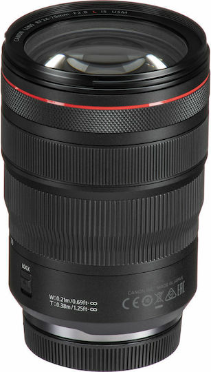Canon Full Frame Camera Lens RF 24-70mm f/2.8L IS USM Standard Zoom for Canon RF Mount Black