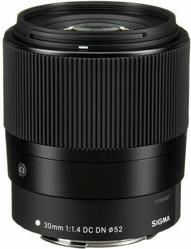 Sigma Crop Camera Lens 30mm f/1.4 DC DN Contemporary Wide Angle for Canon EF-M Mount Black
