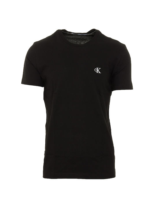 Calvin Klein Herren T-Shirt Kurzarm Schwarz