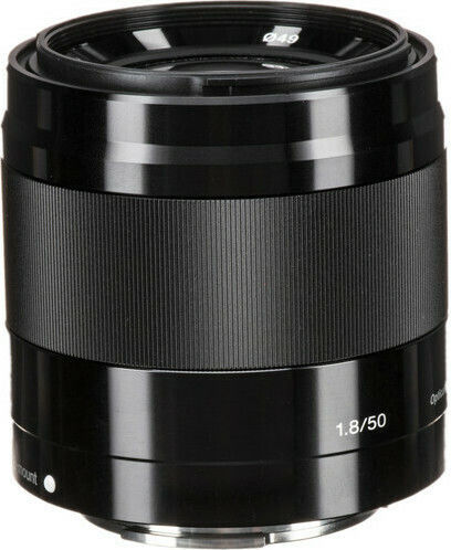 Sony Crop Camera Lens 50mm f/1.8 OSS Fixed for Sony E Mount Black