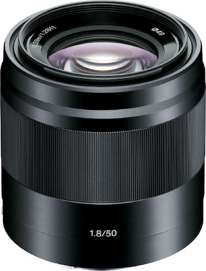 Sony Crop Camera Lens 50mm f/1.8 OSS Fixed for Sony E Mount Black