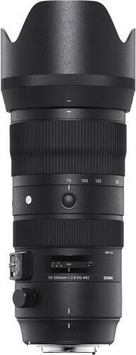 Sigma Full Frame Camera Lens 70-200mm f/2.8 DG AF OS HSM Sport Telephoto for Canon EF Mount Black