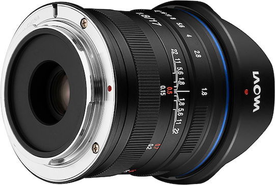 Laowa Crop Camera Lens 17mm f/1.8 MFT Ultra-Wide Zoom for Micro Four Thirds (MFT) Mount Black