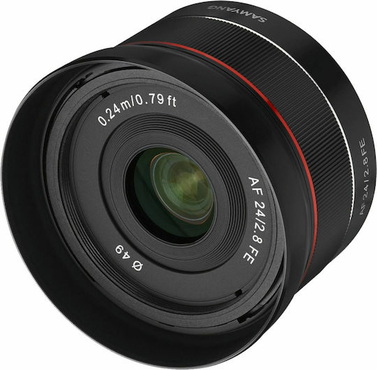 Samyang Full Frame Camera Lens AF 24mm f/2.8 FE Wide Angle for Sony E Mount Black