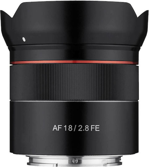 Samyang Full Frame Camera Lens AF 18mm f/2.8 FE Wide Angle for Sony E Mount Black