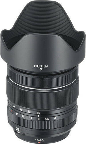 Fujifilm Crop Camera Lens XF 16-80mm f/4 R OIS WR Telephoto / Wide Angle for Fujifilm X Mount Black