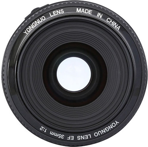 Yongnuo Full Frame Φωτογραφικός Φακός 35mm f/2 Σταθερός για Canon EF Mount Μαύρος