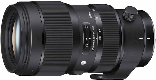 Sigma Crop Camera Lens 50-100mm f/1.8 DC HSM Art Tele Zoom for Nikon F Mount Black