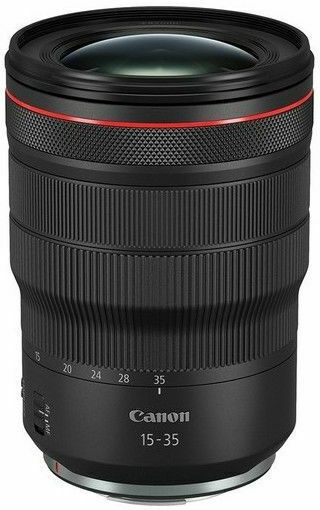 Canon Full Frame Φωτογραφικός Φακός RF 15-35mm f/2.8L IS USM Wide Angle / Wide Angle Zoom για Canon RF Mount Μαύρος