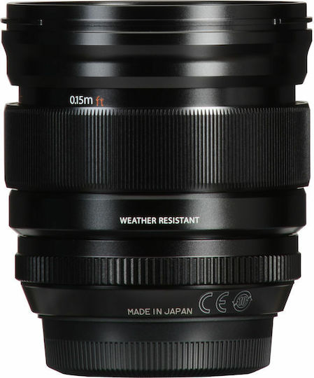 Fujifilm Crop Φωτογραφικός Φακός Fujinon XF 16mm f/1.4 R WR Wide Angle για Fujifilm X Mount Μαύρος