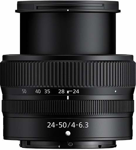 Nikon Full Frame Φωτογραφικός Φακός Nikkor Z 24-50mm f/4-6.3 Standard Zoom για Nikon Z Mount Μαύρος