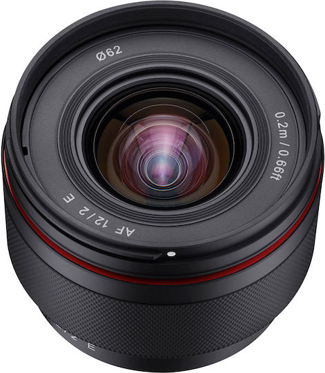 Samyang Crop Φωτογραφικός Φακός 12mm f/2.0 AF Compact Ultra-Wide Angle Wide Angle για Sony E Mount Μαύρος