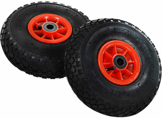 vidaXL 142969 Rubber Wheels 2 Pieces x82mm