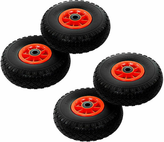 vidaXL 142972 Polyurethane Wheels 4 Pieces x85mm