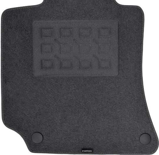 Set of Front and Rear Mats 4pcs for Mercedes-Benz E Class Gray