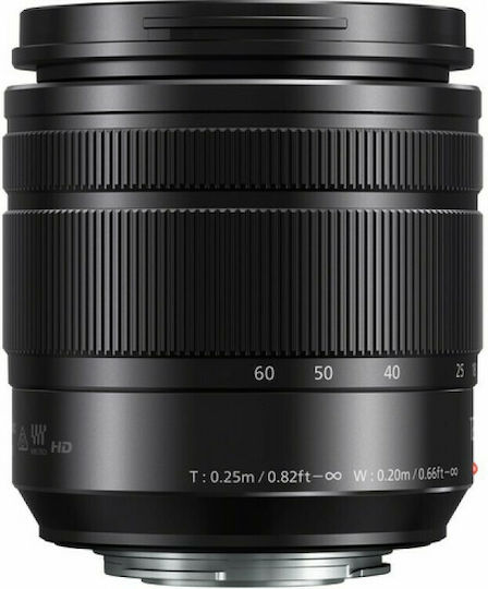 Panasonic Crop Φωτογραφικός Φακός Lumix G Vario 12-60mm f/3.5-5.6 Asph/Power O.I.S. Standard Zoom για Micro Four Thirds (MFT) Mount Μαύρος