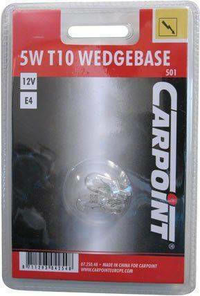 Carpoint Лампи Автомобила & Мотоциклета T10 Обикновени 12V 5W 2бр