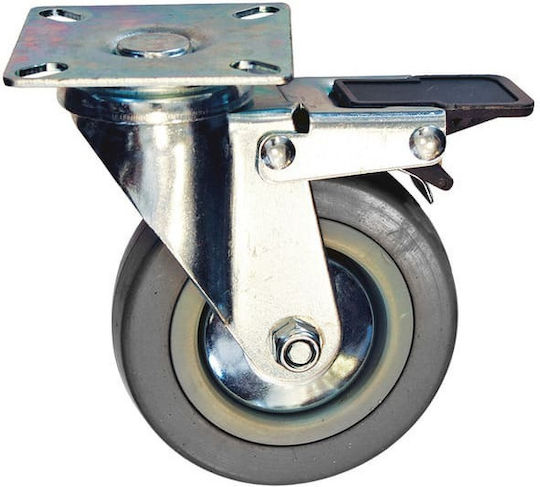 FFG Furniture Wheel made of Metal in Gray Color 6.5x6.5cm
