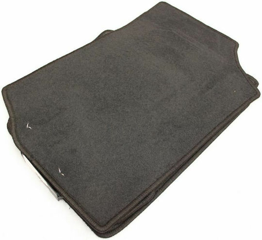 Petex Set of Front and Rear Mats 4pcs for Citroen C1 2005+ Black