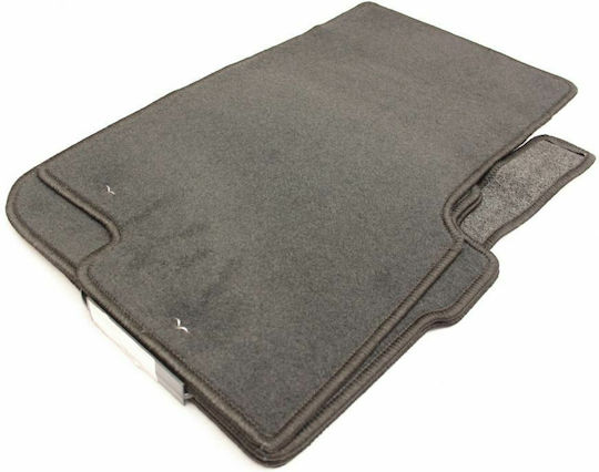 Petex Set of Front and Rear Mats 4pcs for Smart ForFour 2004-2006 Black