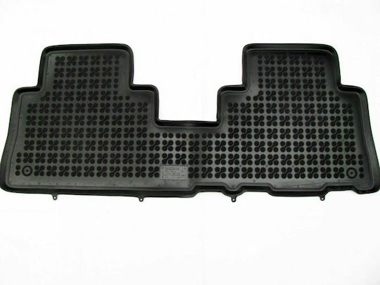 Rezaw Plast Set of Front and Rear Mats 3pcs Tray Type for Opel Antara 2006+ Black