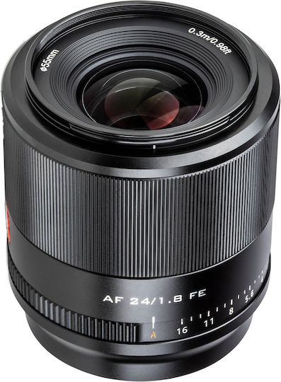 Viltrox Full Frame Φωτογραφικός Φακός AF 24mm f/1.8 FE Wide Angle για Sony E Mount Μαύρος