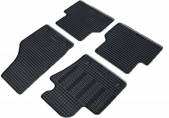 Cik Satz Vorder- und Hintermatten 4Stück aus Gummi für Audi Q3 2011-2018 Schwarz