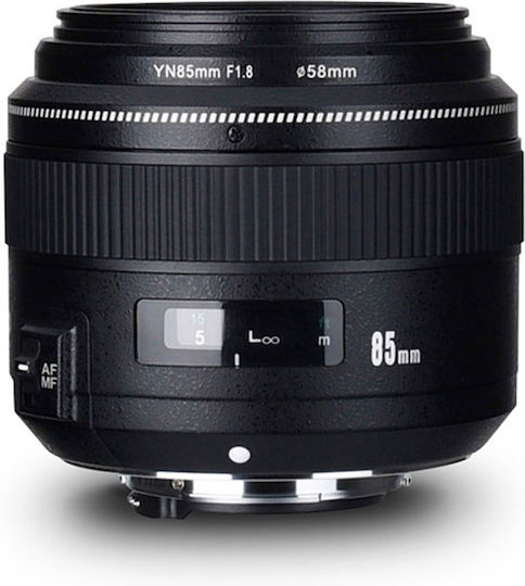 Yongnuo Full Frame Camera Lens 85mm f/1.8 Telephoto for Nikon F Mount Black