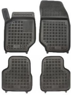 Rezaw Plast Set Front and Back Car Mats 4 Pieces Raised Sides Type for Citroen C4 III 2020-2025 Black