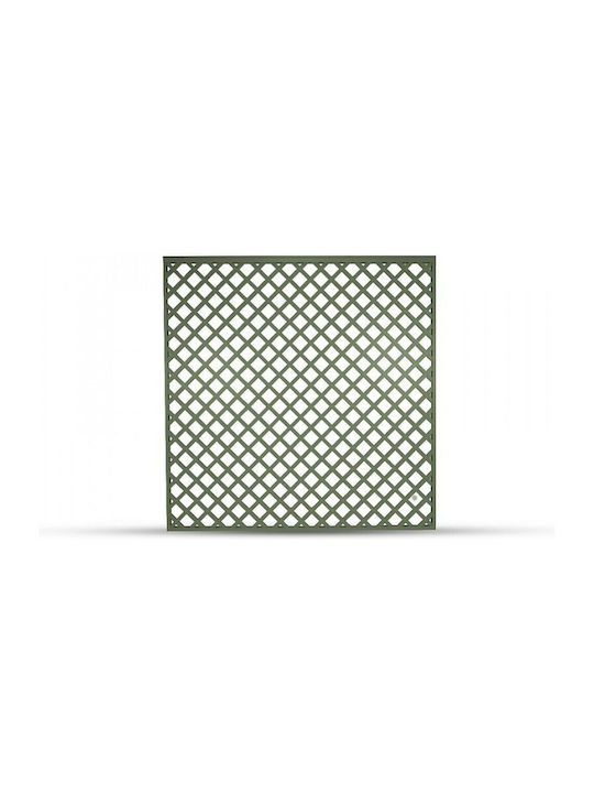 Garden Trellis Diagonal (6x6) Wood with Rhombus Grid in Beige Colour 40x180cm