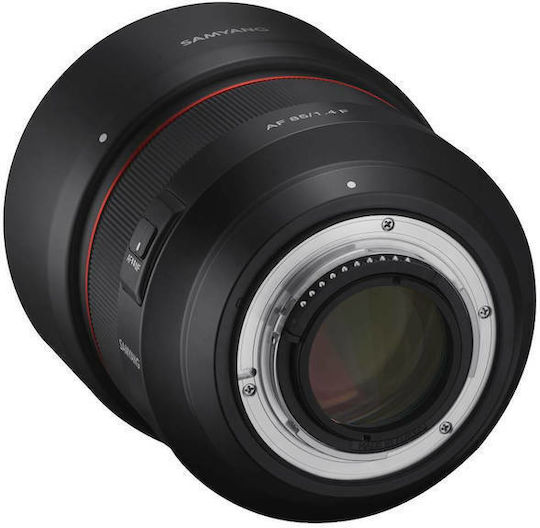 Samyang Full Frame Φωτογραφικός Φακός AF 85mm f/1.4 Telephoto για Nikon F Mount Μαύρος