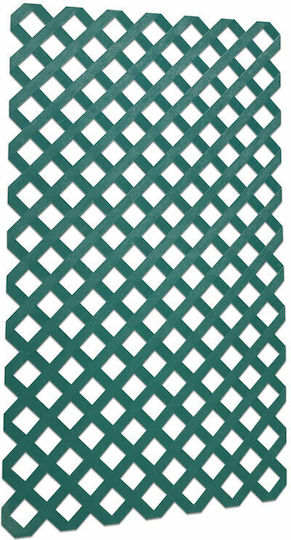 Spalier Garten Classic aus Kunststoff mit Rasterdesign Rhombus in Grün Farbe 100x200cm