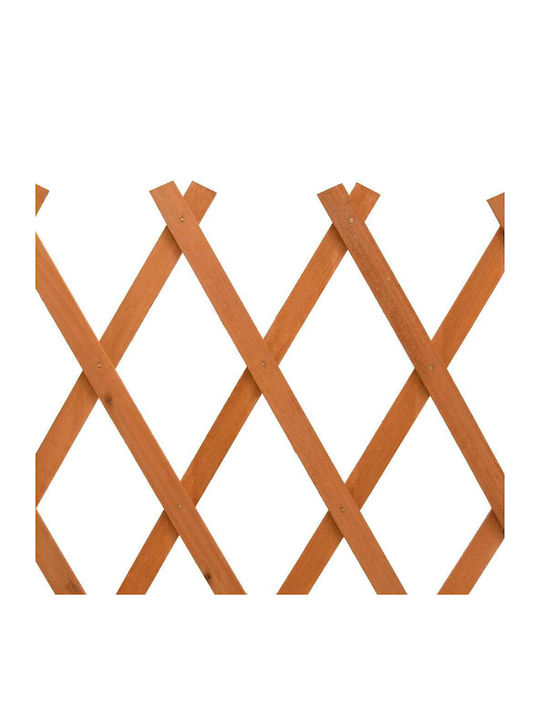 Wood Foldable Trellis Orange 150x150cm