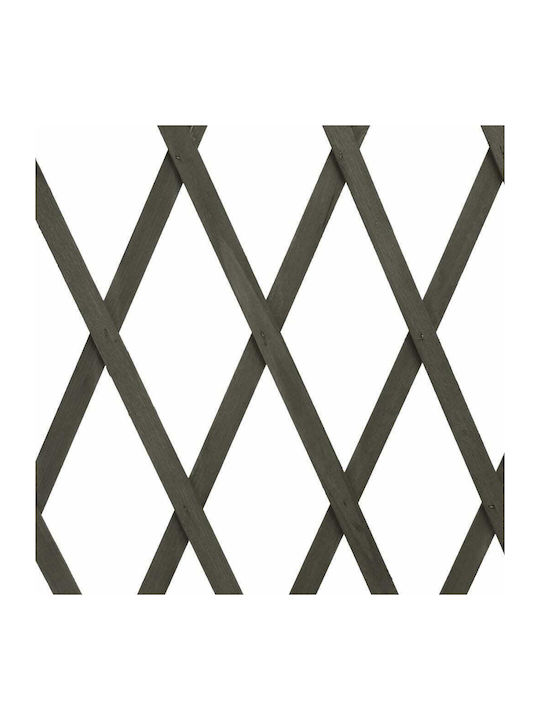 Wood Foldable Trellis Gray 100x100cm
