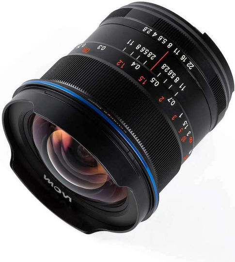 Laowa Crop Фотообектив 12mm f/2.8 Zero-D Широк ъгъл за Никон Ф Монтаж Черен