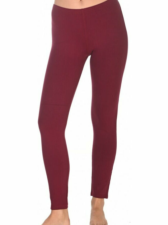 Women's Long Training Legging Burgundy