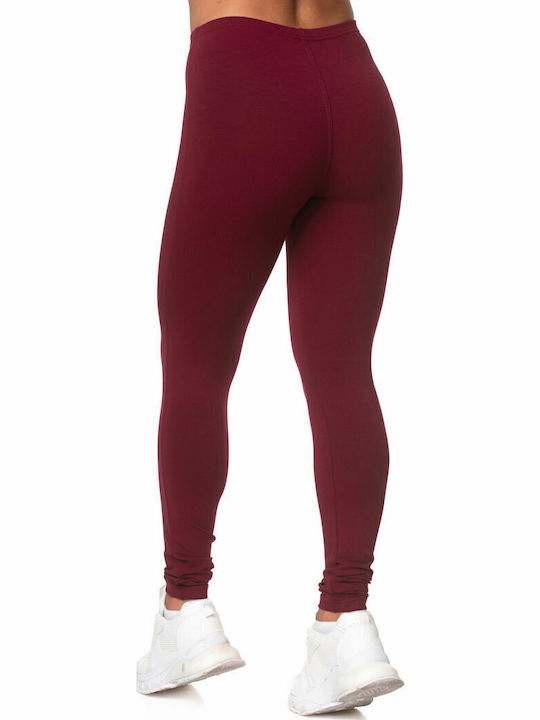 Women's Long Training Legging Burgundy