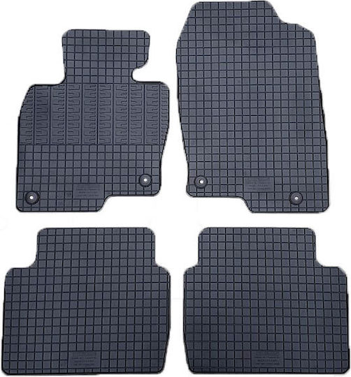 Cik Set of Front and Rear Mats 4pcs for Mazda CX-5 2017+ Black