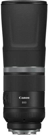 Canon Full Frame Φωτογραφικός Φακός RF 800mm f/11 IS STM Telephoto για Canon RF Mount Μαύρος