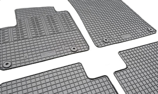 Cik Set of Front and Rear Mats 4pcs for Citroen C5 Black