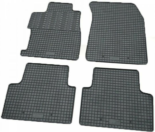 Cik Σετ Μπροστινά και Πίσω Πατάκια 4τμχ για Citroen C4 Aircross 2010+ Μαύρα