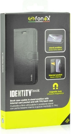 Fonex Identity Book Δερματίνης Μαύρο (Galaxy S21 FE 5G)