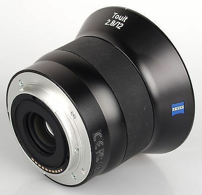 Zeiss Crop Camera Lens Touit 12mm f/2.8 Wide Angle for Sony E Mount Black