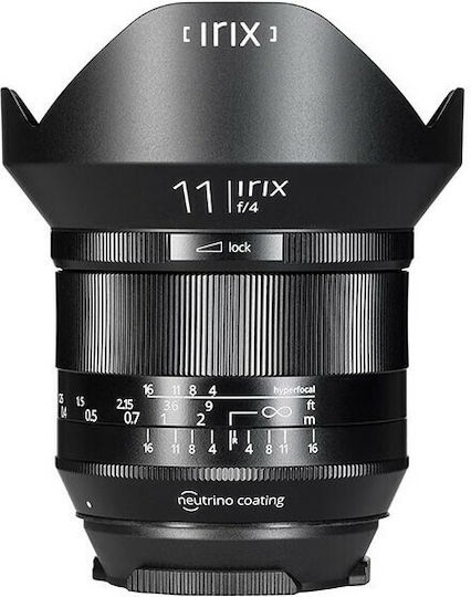 Irix Full Frame Camera Lens Firefly 11mm f/4.0 Wide Angle for Nikon F Mount Black