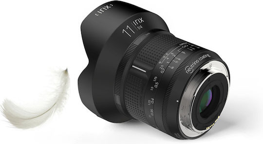 Irix Full Frame Camera Lens Firefly 11mm f/4.0 Wide Angle for Nikon F Mount Black