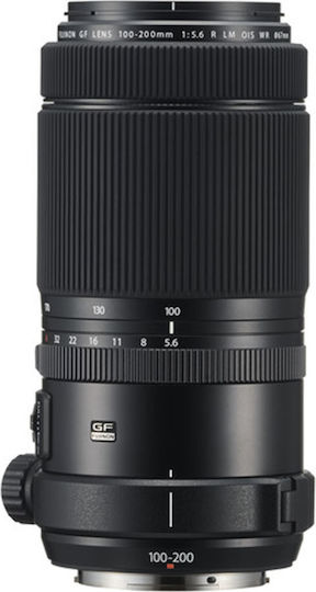 Fujifilm Format mediu Obiectiv Foto GF 250mm f/4 R LM OIS WR Teleobiectiv pentru Montura Fujifilm G Black
