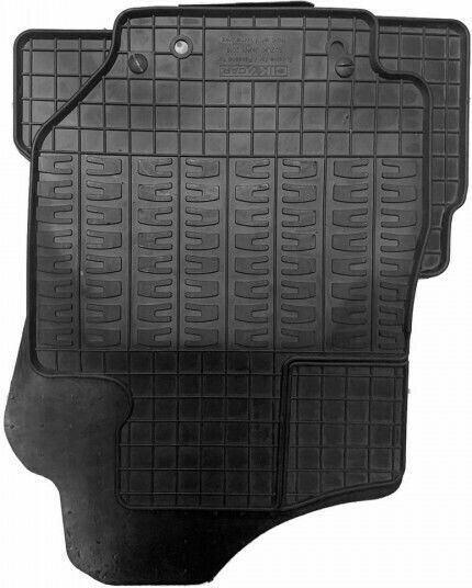 Cik Set of Front and Rear Mats 4pcs for Alfa Romeo Mito 2008-2019 Black