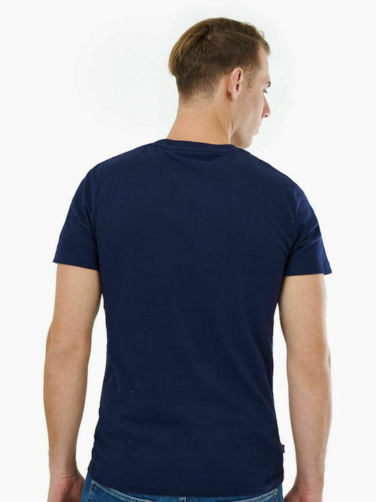 Superdry Vintage Ανδρικό T-shirt Navy Μπλε Μονόχρωμο