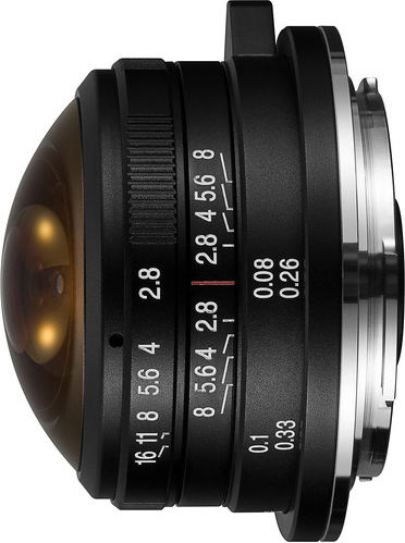Laowa Crop Φωτογραφικός Φακός 4mm f/2.8 Circular Fisheye / Wide Angle για Fujifilm X Mount Μαύρος
